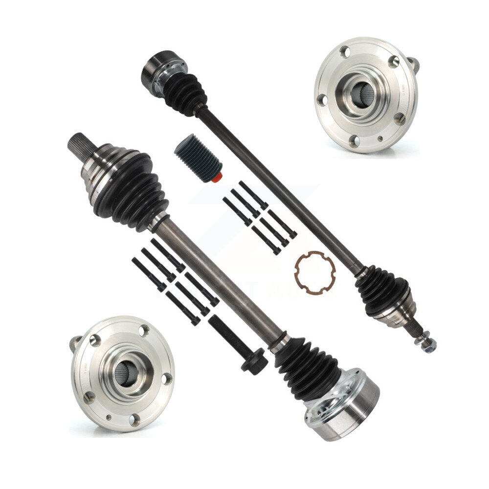 Kugel Front CV Axle Drive Shaft And Bearing Kit For 2005 Volkswagen Jetta 1.9L with BRM engine designation Turbocharged DIESEL Manual transmission Vin K (8th digit) - Left Right Side KN7-100880