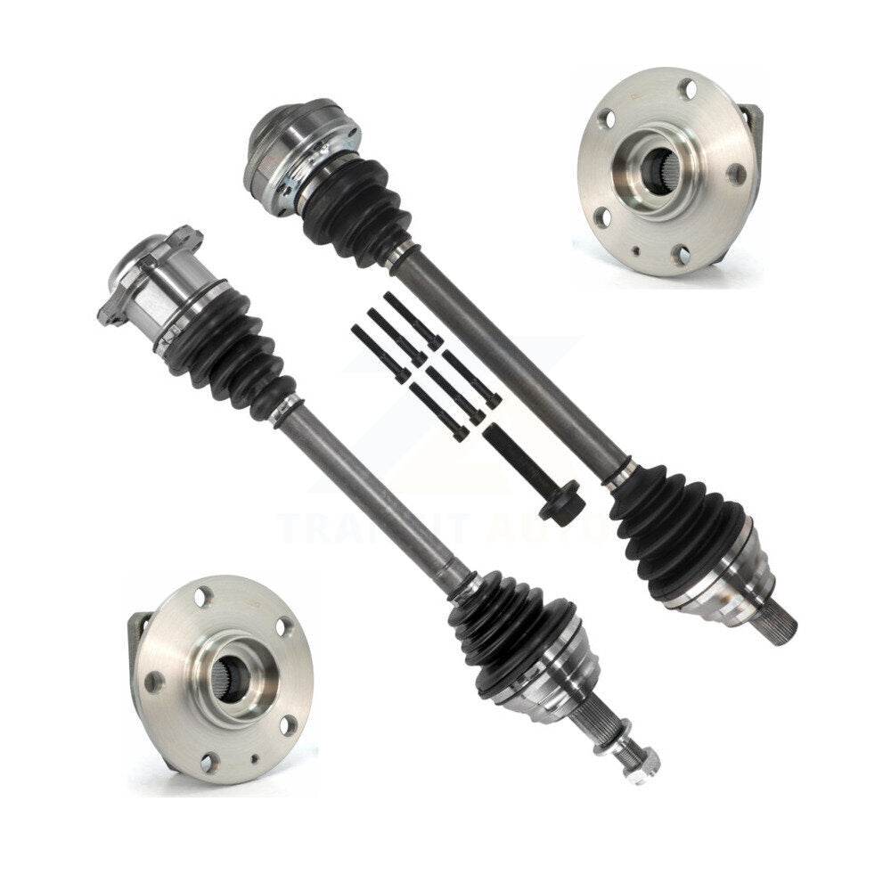 Kugel Front CV Axle Shaft And Bearing Kit For 2008 Volkswagen Golf City Hatchback with 2.0L Naturally Aspirated GAS engine Automatic transmission VIN K (8th digit) (R32) - Left Right Side KN7-100882