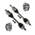 Kugel Front CV Axle Drive Shaft And Complete Wheel Hub Bearing Assembly Kit For Mercedes-Benz C300 C43 AMG C400 C450 - Left Right Side (Driver Passenger) KN7-100884