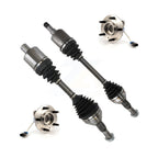 Kugel Front CV Axle Drive Shaft And Complete Wheel Hub Bearing Assembly Kit For Buick Lucerne LeSabre - Left Right Side (Driver Passenger) KN7-100886