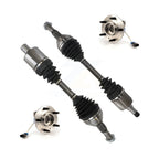Kugel Front CV Axle Drive Shaft And Complete Wheel Hub Bearing Assembly Kit For Buick Rendezvous Pontiac Montana Chevrolet Uplander Aztek Terraza - Left Right Side (Driver Passenger) KN7-100888