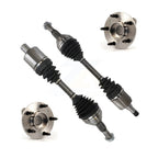 Kugel Front CV Axle Drive Shaft And Complete Wheel Hub Bearing Assembly Kit For Buick Rendezvous Pontiac Aztek - Left Right Side (Driver Passenger) KN7-100889