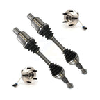 Kugel Front CV Axle Drive Shaft And Complete Wheel Hub Bearing Assembly Kit For Buick Lucerne Oldsmobile Aurora Cadillac Seville Pontiac Bonneville - Left Right Side (Driver Passenger) KN7-100892