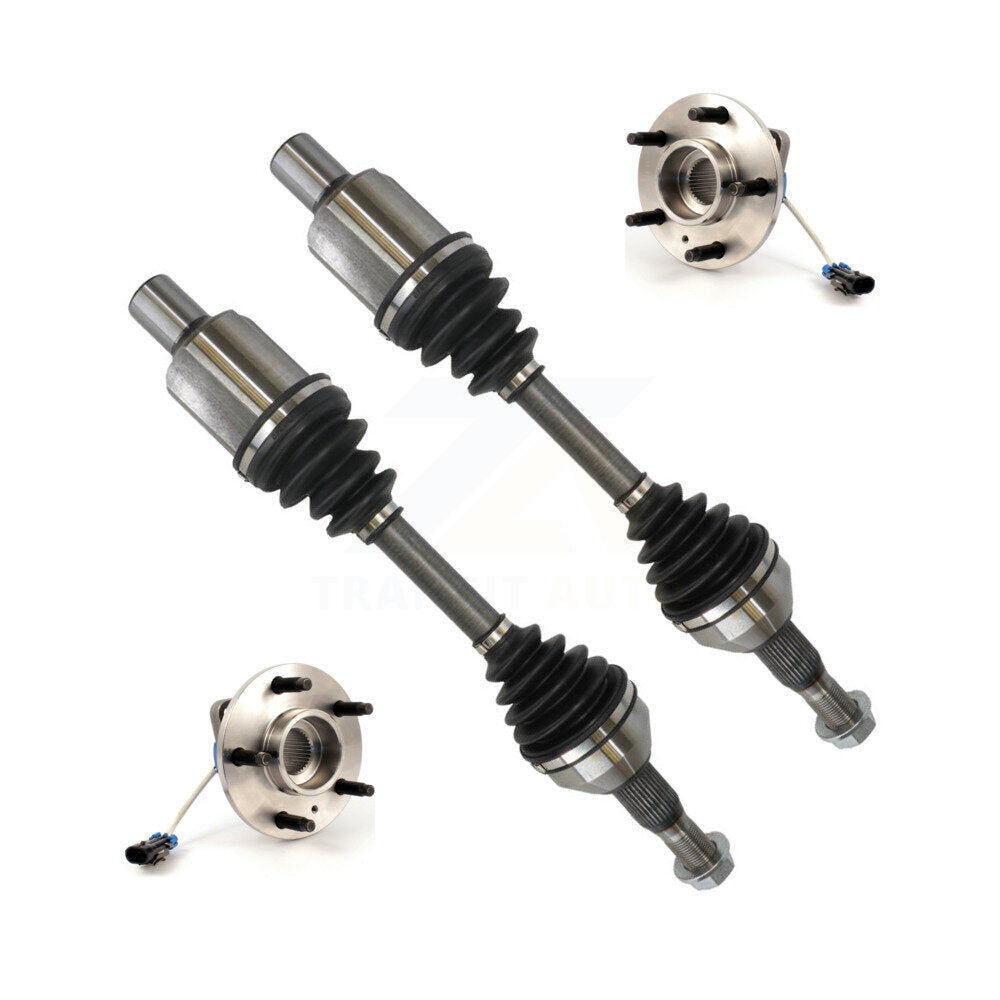 Kugel Front CV Axle Drive Shaft And Complete Wheel Hub Bearing Assembly Kit For Buick Lucerne Oldsmobile Aurora Cadillac Seville Pontiac Bonneville - Left Right Side (Driver Passenger) KN7-100892