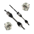 Kugel Front CV Axle Drive Shaft And Complete Wheel Hub Bearing Assembly Kit For Ford Flex Taurus Lincoln MKS MKT - Left Right Side (Driver Passenger) KN7-100899