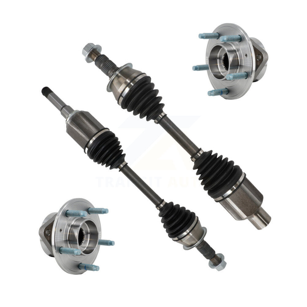 Kugel Front CV Axle Drive Shaft And Hub Bearing Kit For 2018-2023 Chevrolet Equinox 4WD with 1.5L Ecotec engine Turbocharged Automatic transmission - Left Right Side (Driver Passenger) KN7-100901