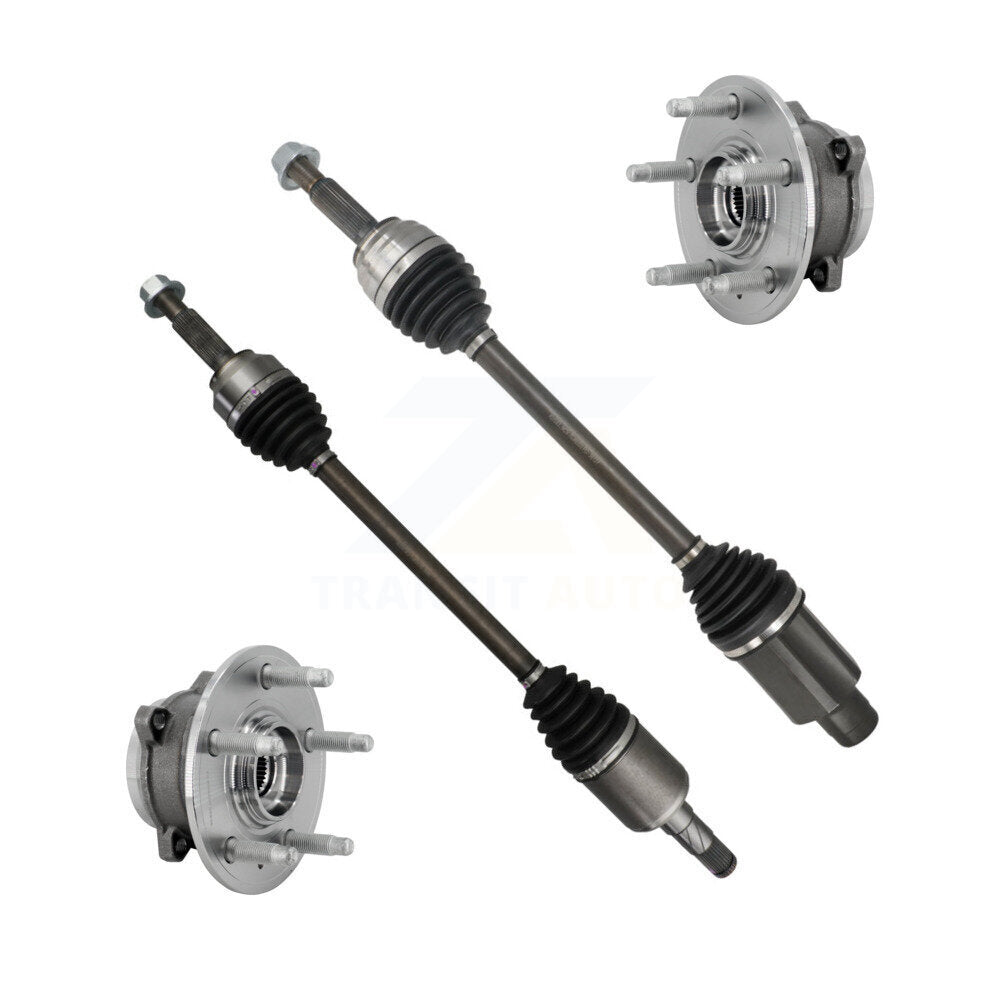 Kugel Front CV Axle Drive Shaft And Complete Wheel Hub Bearing Assembly Kit For Tesla X BATTERY EV (EV BEV) engine - Left Right Side (Driver Passenger) KN7-100904