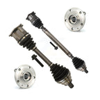 Kugel Front CV Axle Drive Shaft And Complete Wheel Hub Bearing Assembly Kit For Volkswagen Jetta Eos - Left Right Side (Driver Passenger) KN7-100912