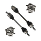 Kugel Front CV Axle Drive Shaft And Complete Wheel Hub Bearing Assembly Kit For 2015-2021 Kia Sedona FWD with 3.3L Automatic transmission - Left Right Side (Driver Passenger) KN7-100913