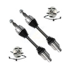 Kugel Front CV Axle Drive Shaft And Complete Wheel Hub Bearing Assembly Kit For 2002-2005 Dodge Ram 1500 4WD with 4-Wheel ABS - Left Right Side (Driver Passenger) KN7-100915