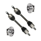 Kugel Front CV Axle Drive Shaft And Complete Wheel Hub Bearing Assembly Kit For Jeep Compass Renegade - Left Right Side (Driver Passenger) KN7-100921