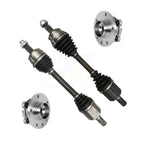 Kugel Front CV Axle Drive Shaft And Complete Wheel Hub Bearing Assembly Kit For Jeep Renegade Trailhawk with Sport Utility AWD 2.4L - Left Right Side (Driver Passenger) KN7-100923