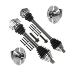 Kugel Front CV Axle Drive Shaft And Complete Wheel Hub Bearing Assembly Kit For Volkswagen Golf R Audi S3 - Left Right Side (Driver Passenger) KN7-100935