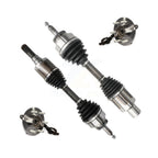 Kugel Front CV Axle Drive Shaft And Complete Wheel Hub Bearing Assembly Kit For Ford F-150 - Left Right Side (Driver Passenger) KN7-100937