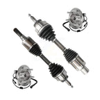 Kugel Front CV Axle Drive Shaft And Complete Wheel Hub Bearing Assembly Kit For 2018-2021 Ford Expedition Lincoln Navigator 4WD - Left Right Side (Driver Passenger) KN7-100938