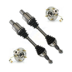 Kugel Front CV Axle Drive Shaft And Complete Wheel Hub Bearing Assembly Kit For 1995-1996 Oldsmobile Aurora 4.0L - Left Right Side (Driver Passenger) KN7-100940