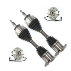 Kugel Front CV Axle Drive Shaft And Complete Wheel Hub Bearing Assembly Kit For Ford F-150 Lincoln Mark LT 4WD - Left Right Side (Driver Passenger) KN7-100941