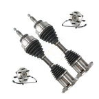Kugel Front CV Axle Drive Shaft And Complete Wheel Hub Bearing Assembly Kit For 2005 Ford F-150 4WD With 6 Lug Wheels To 11 28 04 - Left Right Side (Driver Passenger) KN7-100942