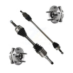 Kugel Front CV Axle Drive Shaft And Wheel Hub Bearing Assembly Kit For 2016 Chevrolet Cruze 1.4L with Automatic transmission VIN P (4th Digit Limited) - Left Right Side (Driver Passenger) KN7-100945