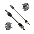 Kugel Front CV Axle Drive Shaft And Complete Wheel Hub Bearing Assembly Kit For 2017 Hyundai Elantra 2.0L with Automatic transmission - Left Right Side (Driver Passenger) KN7-100947