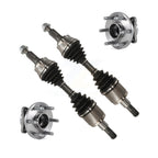 Kugel Front CV Axle Drive Shaft And Complete Wheel Hub Bearing Assembly Kit For Chevrolet Colorado GMC Canyon - Left Right Side (Driver Passenger) KN7-100949