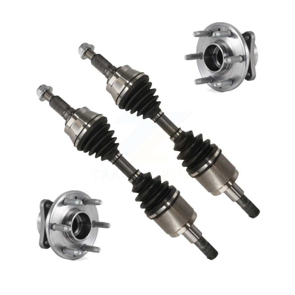 Kugel Front CV Axle Drive Shaft And Complete Wheel Hub Bearing Assembly Kit For Chevrolet Colorado GMC Canyon - Left Right Side (Driver Passenger) KN7-100949