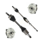 Kugel Front CV Axle Drive Shaft And Complete Wheel Hub Bearing Assembly Kit For Toyota RAV4 4WD with 3.5L GAS engine - Left Right Side (Driver Passenger) KN7-100950