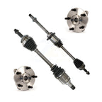 Kugel Front CV Axle Drive Shaft And Complete Wheel Hub Bearing Assembly Kit For Toyota RAV4 Primary Design - Left Right Side (Driver Passenger) KN7-100951