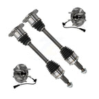 Kugel Front CV Axle Drive Shaft And Wheel Hub Bearing Assembly Kit For GMC Chevrolet Sierra 1500 Silverado Tahoe Yukon Cadillac XL Suburban Escalade ESV - Left Right Side (Driver Passenger) KN7-100955