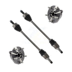 Kugel Front CV Axle Drive Shaft And Complete Wheel Hub Bearing Assembly Kit For 2006-2007 Subaru B9 Tribeca - Left Right Side (Driver Passenger) KN7-100961