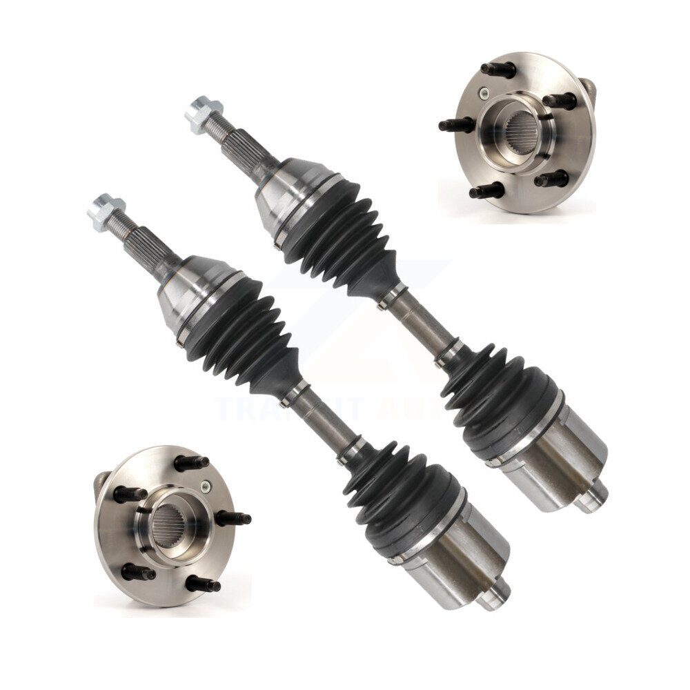 Kugel Front CV Axle Drive Shaft And Complete Wheel Hub Bearing Assembly Kit For 2003 Chevrolet Malibu Non-ABS - Left Right Side (Driver Passenger) KN7-100962