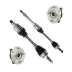 Kugel Front CV Axle Drive Shaft And Hub Bearing Kit For 2013-2018 Toyota RAV4 FWD with 2.5L GAS engine Japan Production or North America - Left Right Side (Driver Passenger) KN7-100965