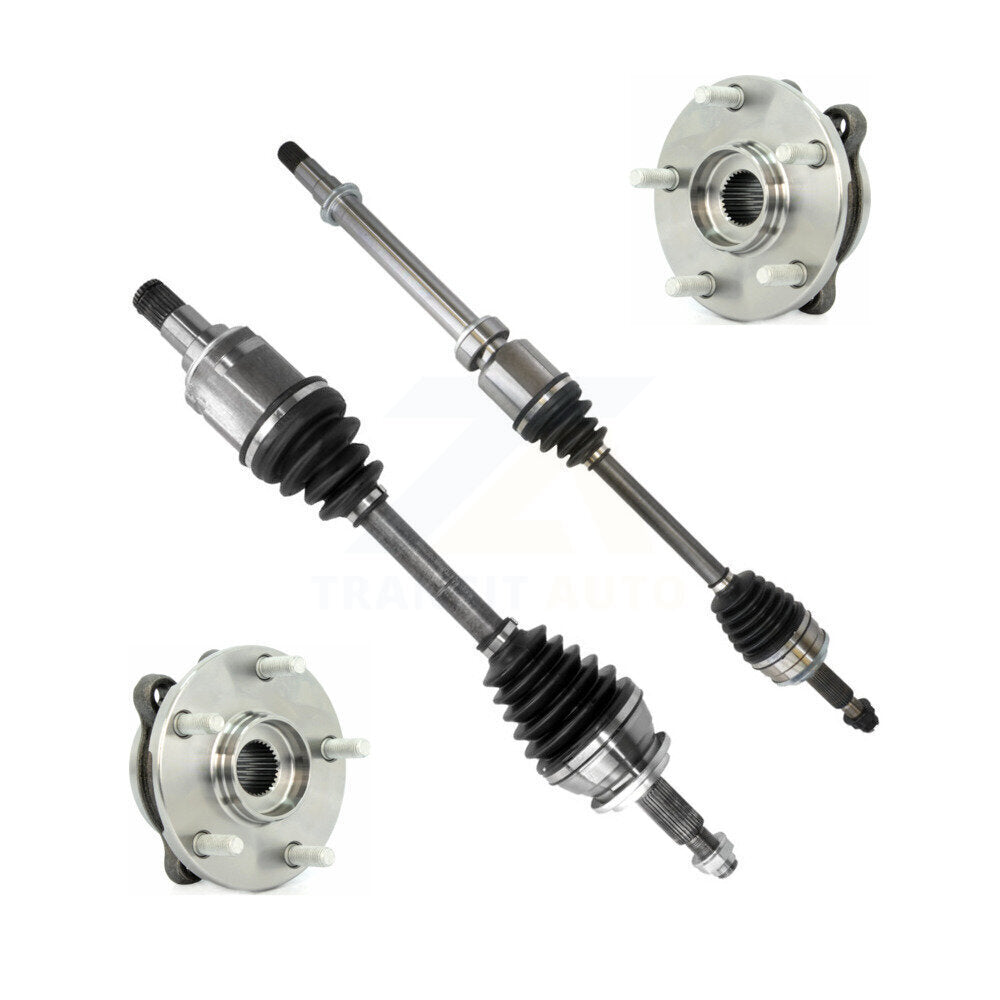 Kugel Front CV Axle Drive Shaft And Hub Bearing Kit For 2013-2018 Toyota RAV4 FWD with 2.5L GAS engine Japan Production or North America - Left Right Side (Driver Passenger) KN7-100965
