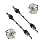Kugel Front CV Axle Shaft And Bearing Kit For 2012-2013 Subaru Impreza Limited Base Premium with Sedan Hatchback AWD 2.0L Naturally Aspirated Automatic CVT transmission - Left Right Side KN7-100967