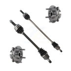 Kugel Front CV Axle Drive Shaft And Complete Wheel Hub Bearing Assembly Kit For 2017 Hyundai Elantra GT Hatchback with 2.0L Manual transmission - Left Right Side (Driver Passenger) KN7-100970