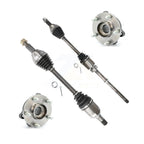 Kugel Front CV Axle Drive Shaft And Complete Wheel Hub Bearing Assembly Kit For Nissan Pathfinder INFINITI QX60 Primary Design - Left Right Side (Driver Passenger) KN7-100971