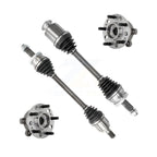 Kugel Front CV Axle Shaft And Hub Bearing Kit For 2022 Kia Sportage Nightfall Edition with AWD 2.4L Naturally Aspirated GAS engine Automatic transmission Secondary Design - Left Right Side KN7-100973