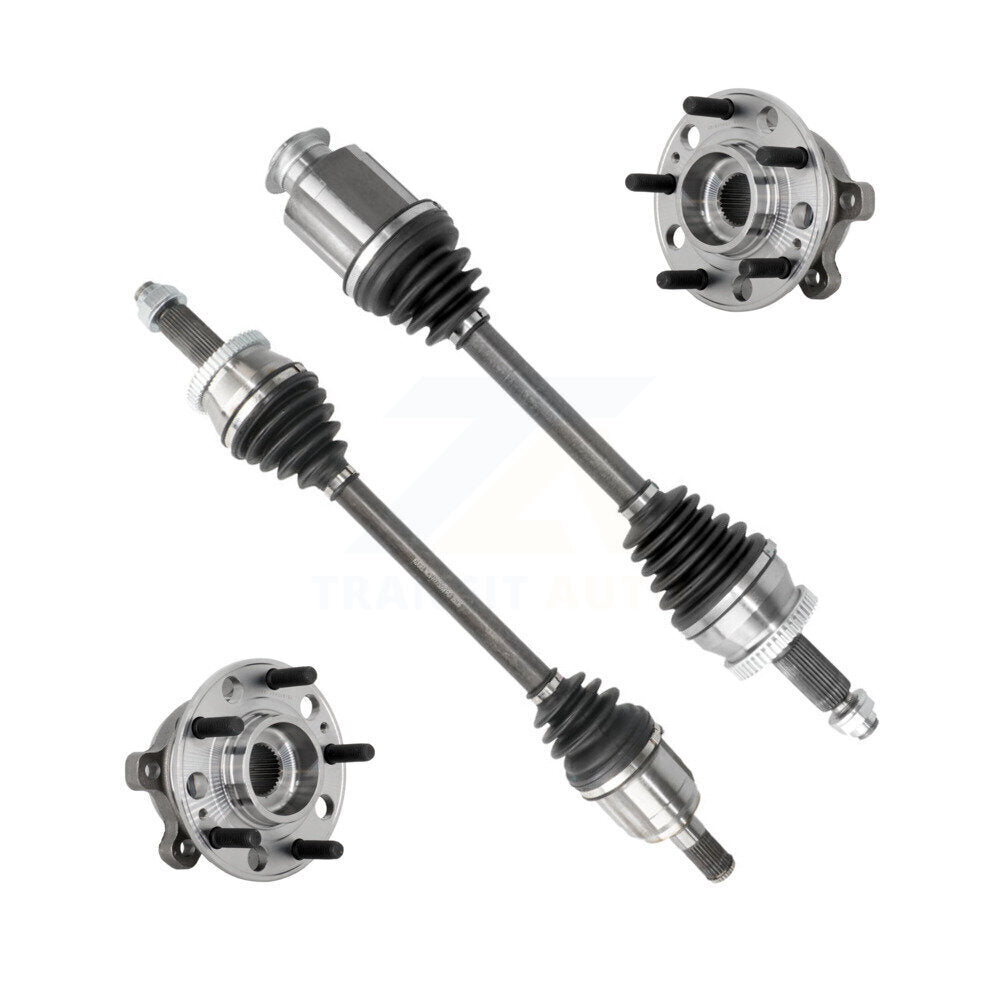 Kugel Front CV Axle Shaft And Hub Bearing Kit For 2022 Kia Sportage Nightfall Edition with AWD 2.4L Naturally Aspirated GAS engine Automatic transmission Secondary Design - Left Right Side KN7-100973