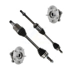 Kugel Front CV Axle Drive Shaft And Complete Wheel Hub Bearing Assembly Kit For 2018-2022 Toyota C-HR FWD with 2.0L Automatic CVT transmission - Left Right Side (Driver Passenger) KN7-100978