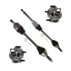 Kugel Front CV Axle Drive Shaft And Complete Hub Bearing Assembly Kit For Nissan NV200 S SV with Mini Cargo Van FWD 2.0L Automatic CVT transmission - Left Right Side (Driver Passenger) KN7-100979