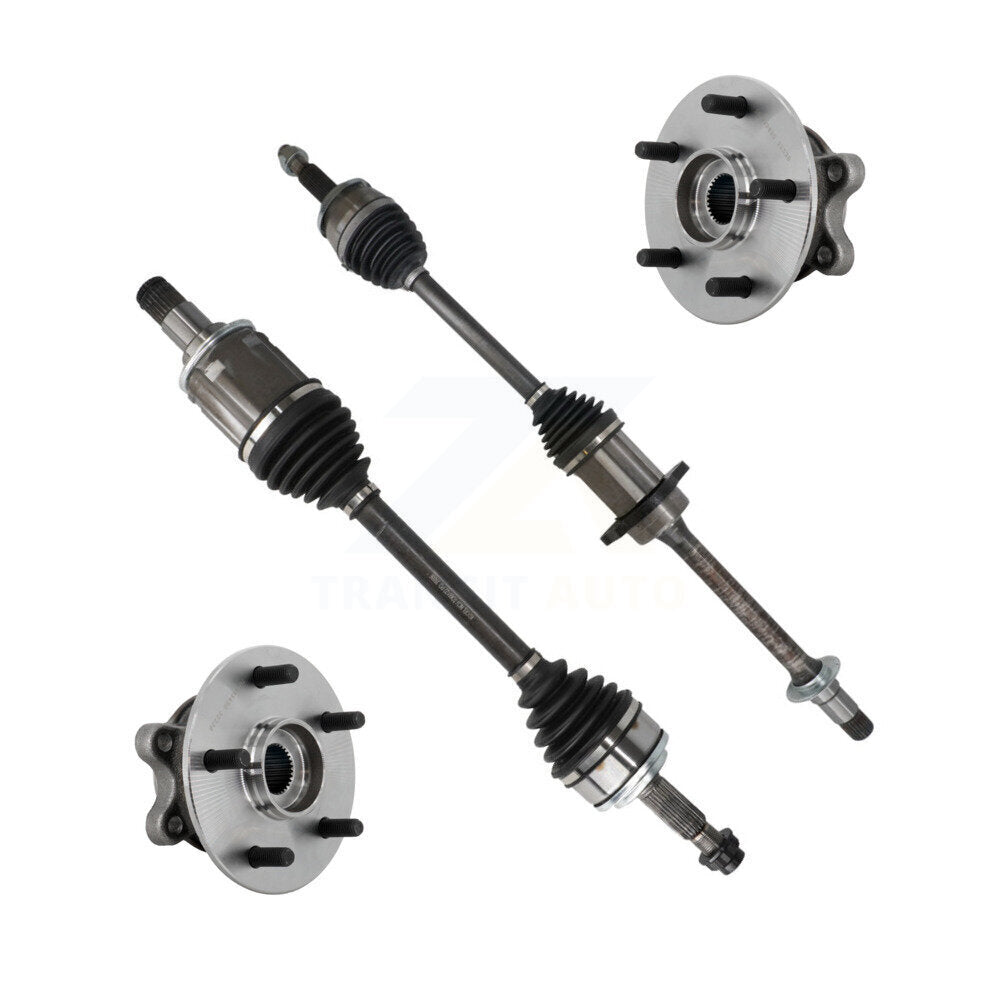 Kugel Front CV Axle Shaft And Bearing Kit For 2020 Toyota RAV4 Sport Utility with AWD 2.5L A25A-FXS engine designation FULL HYBRID EV-GAS (FHEV) Automatic CVT transmission Left Right KN7-100985