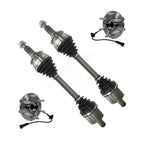 Kugel Front CV Axle Drive Shaft And Complete Hub Bearing Assembly Kit For 2019 Chevrolet Silverado 1500 LD 4WD Mexico Built w o opt Z7X (Lift Package) - Left Right Side (Driver Passenger) KN7-100987