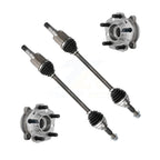 Kugel Front CV Axle Drive Shaft And Bearing Kit For 2018-2023 Tesla 3 Sedan with AWD BATTERY EV (EV BEV) engine Automatic transmission With 142mm Flange - Left Right Side (Driver Passenger) KN7-100990