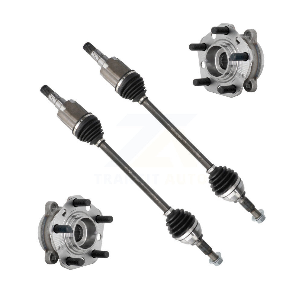 Kugel Front CV Axle Drive Shaft And Bearing Kit For 2018-2023 Tesla 3 Sedan with AWD BATTERY EV (EV BEV) engine Automatic transmission With 142mm Flange - Left Right Side (Driver Passenger) KN7-100990