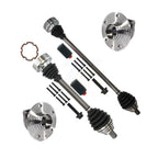 Kugel Front CV Axle Drive Shaft And Complete Wheel Hub Bearing Assembly Kit For Volkswagen Golf Jetta SportWagen Alltrack - Left Right Side (Driver Passenger) KN7-100993