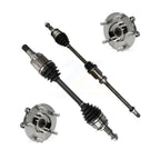 Kugel Front CV Axle Drive Shaft And Complete Wheel Hub Bearing Assembly Kit For Mazda CX-5 6 - Left Right Side (Driver Passenger) KN7-100996