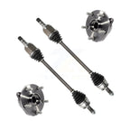 Kugel Front CV Axle Drive Shaft And Complete Wheel Hub Bearing Assembly Kit For Subaru WRX STI - Left Right Side (Driver Passenger) KN7-101001