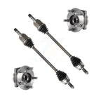 Kugel Front CV Axle Drive Shaft And Complete Wheel Hub Bearing Assembly Kit For Subaru Crosstrek XV - Left Right Side (Driver Passenger) KN7-101002