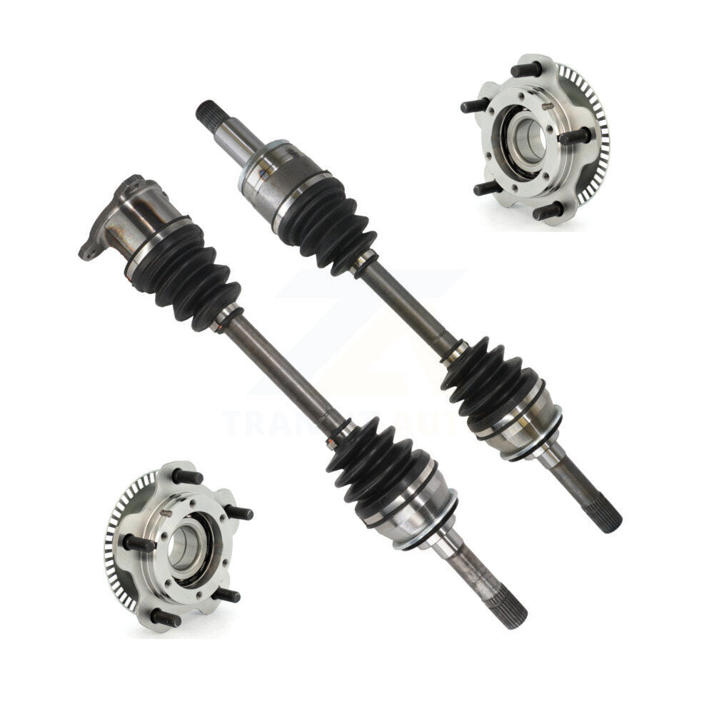 Kugel Front CV Axle Drive Shaft And Complete Wheel Hub Bearing Assembly Kit For Chevrolet Tracker Suzuki Grand Vitara XL-7