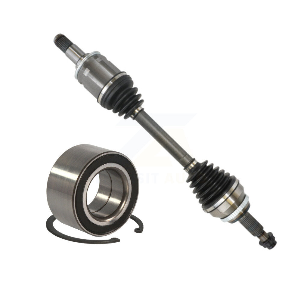 Kugel Front Left (Driver Side) CV Axle Drive Shaft] Complete Assembly And Wheel Bearing Kit For Toyota Camry Avalon 2.5L with FULL HYBRID EV-GAS (FHEV) engine KN7-101008